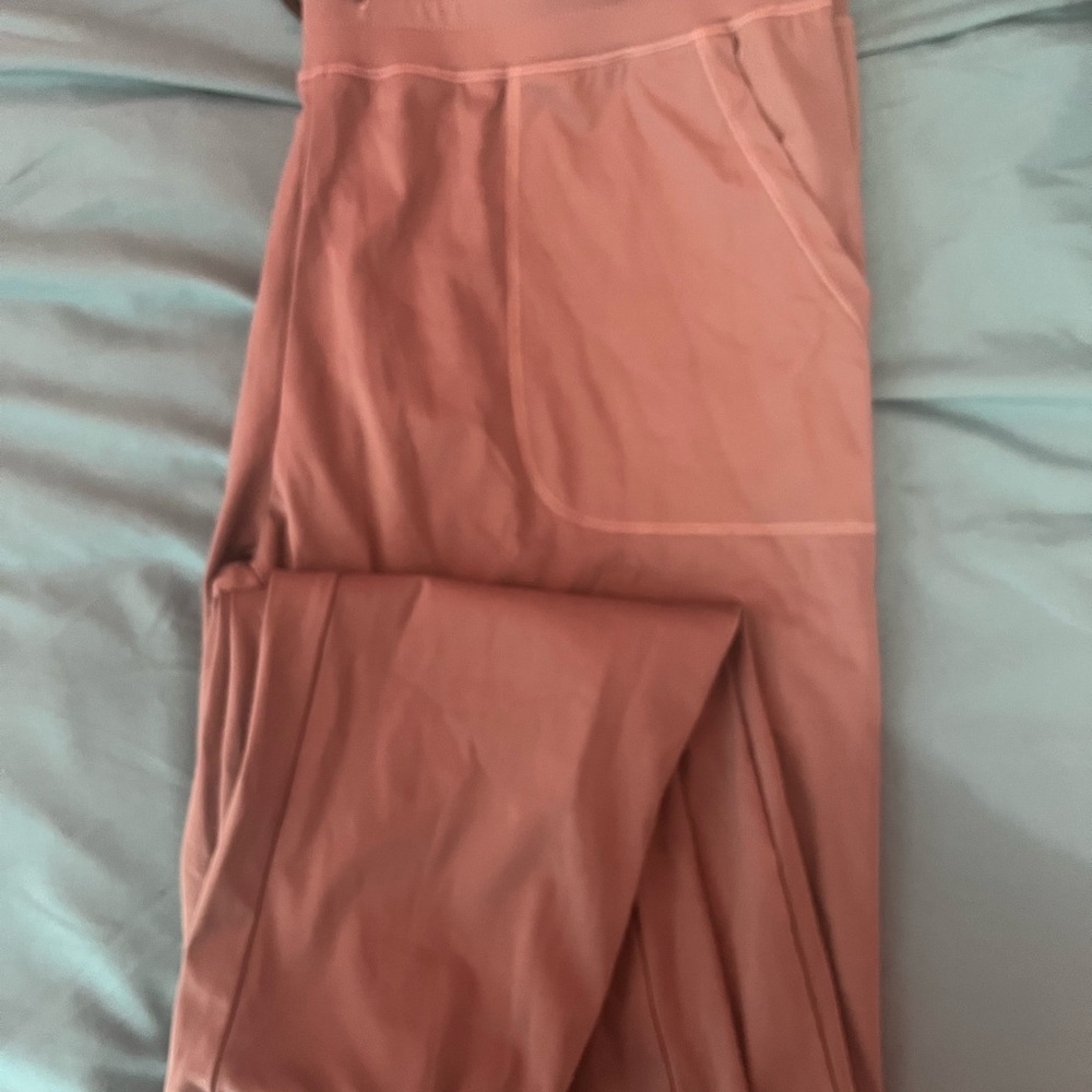 ZYIA Women's Track Pants in Dusty Rose
